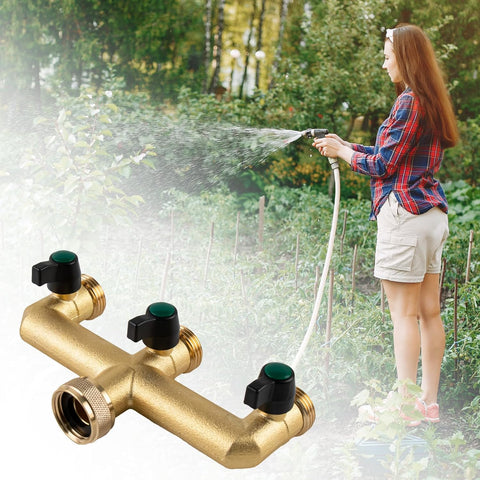 Hydrogarden durable hose splitter designed for long-lasting use across seasons
