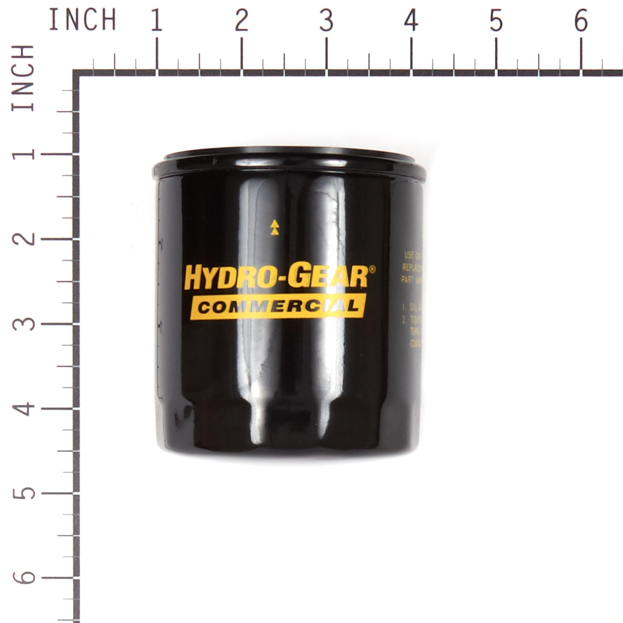 HYDROGEAR 51563 OEM filter close-up highlights easy installation and fit.