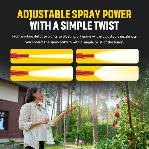 HydroPro anti-rust stainless steel hose resists corrosion for outdoor use