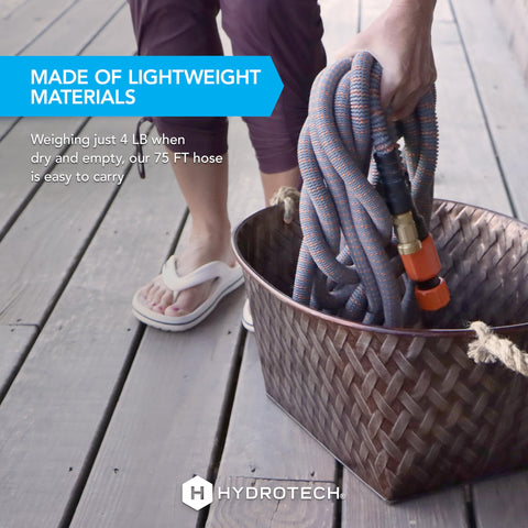 HydroTech car-wash setup demonstrates flexible cleaning power.