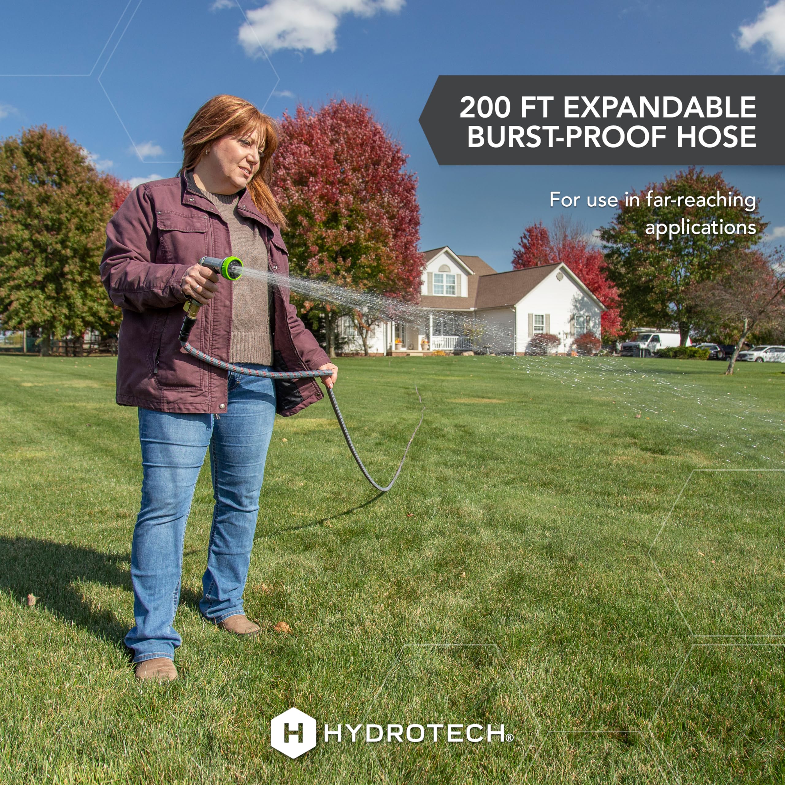 HydroTech flow-control valve allows precise water output for tasks.