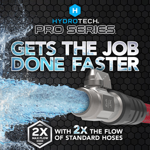 HydroTech stainless valve close-up highlights leak resistance and flow control