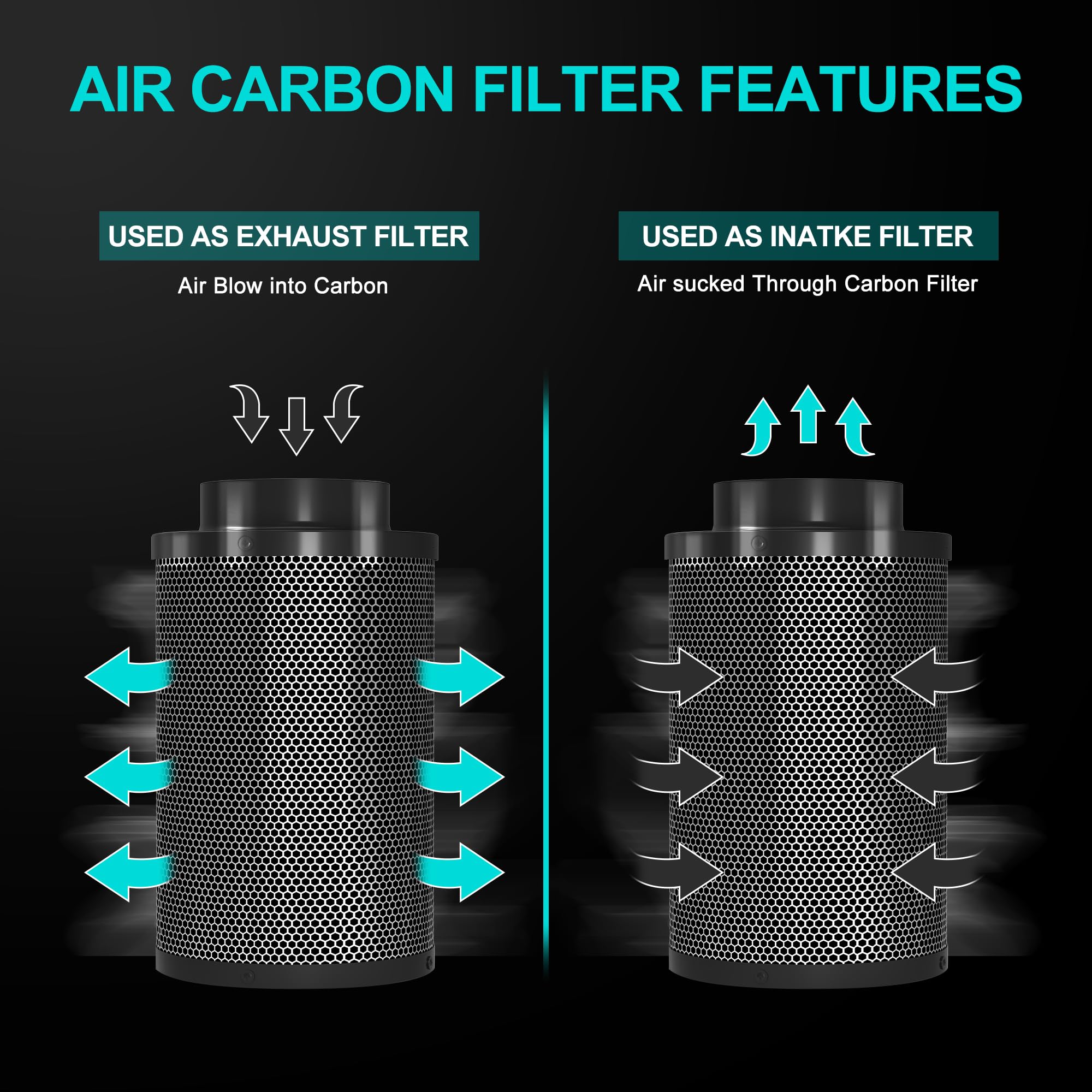 HYDROWE cone-base internal design guides even air distribution