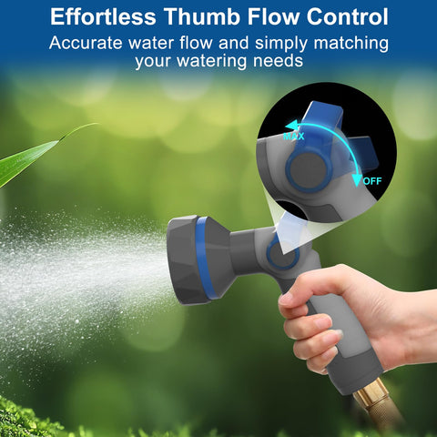HYDROWE Hydrowe nozzle with thumb flow control allows precise watering