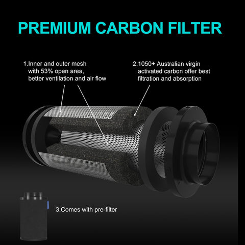 HYDROWE pre-filter included to reduce maintenance and extend life