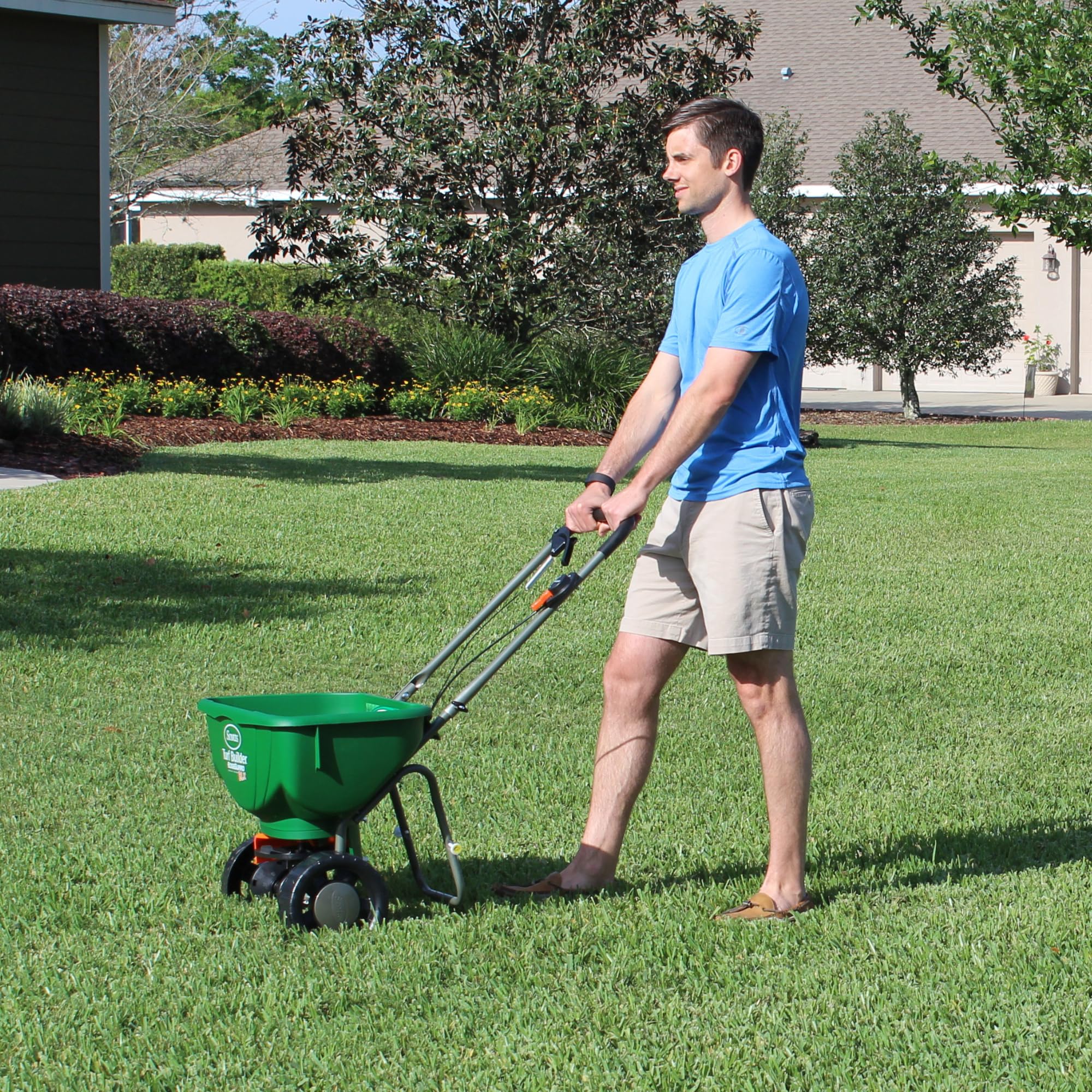 Hydretain applied topically around shrubs and trees for moisture management.