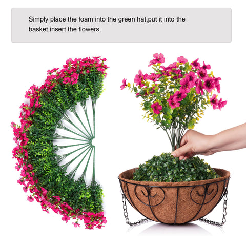 HyeFlora artificial bougainvillea branches create a full maintenance-free look
