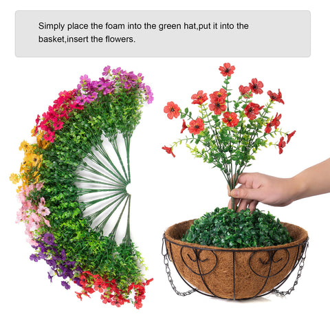 HyeFlora artificial greenery leaves create lush indoor or outdoor decor