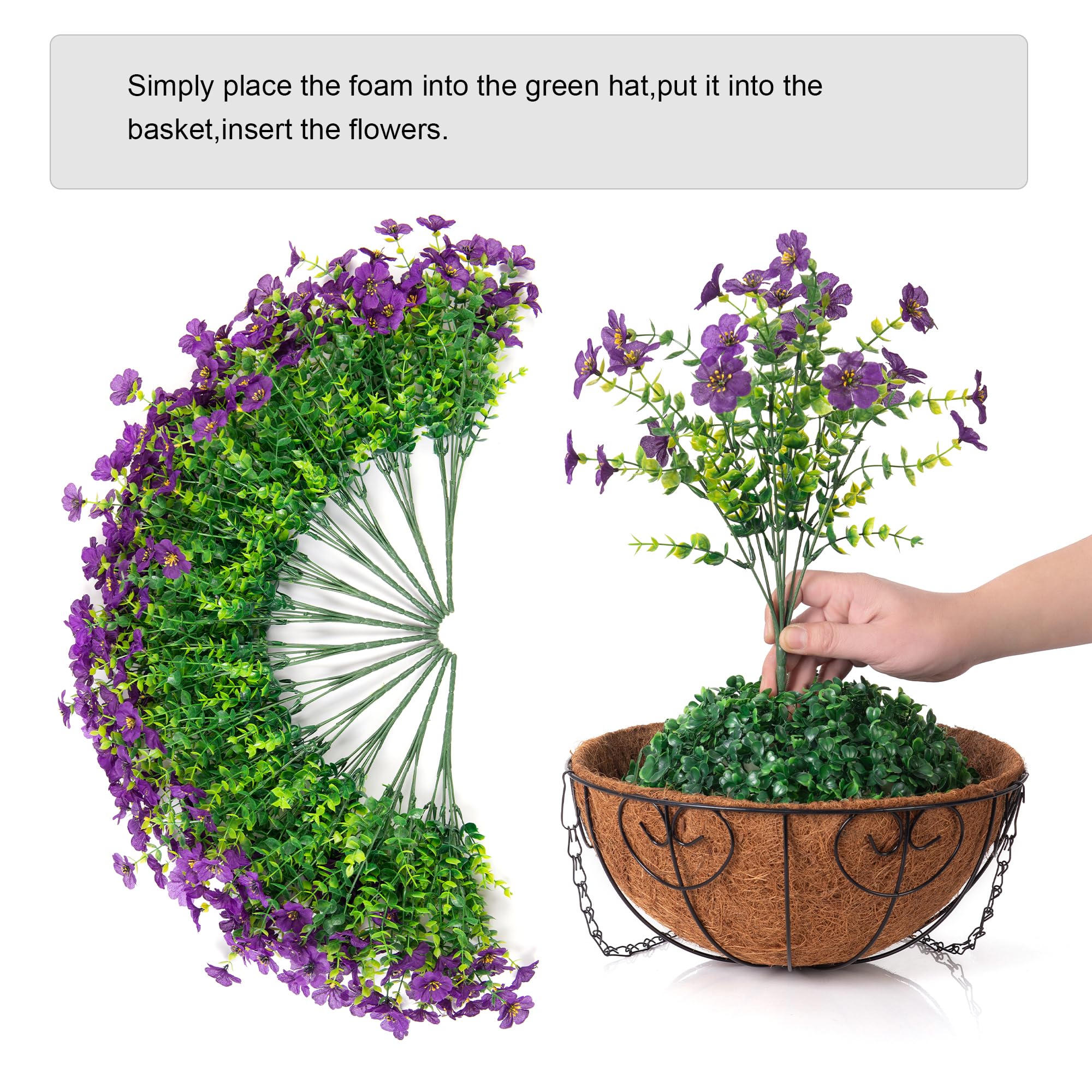 HyeFlora basket and chain assembly ready for porch or patio decor