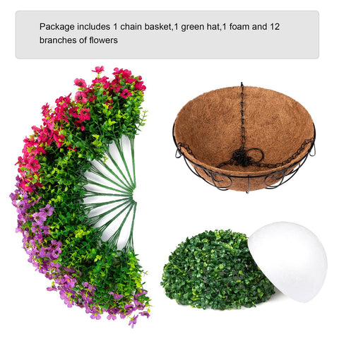 HyeFlora simple assembly process to insert branches and shape the display