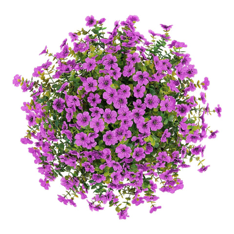 HyeFlora no-watering-needed hanging basket keeps porches vibrant year-round.