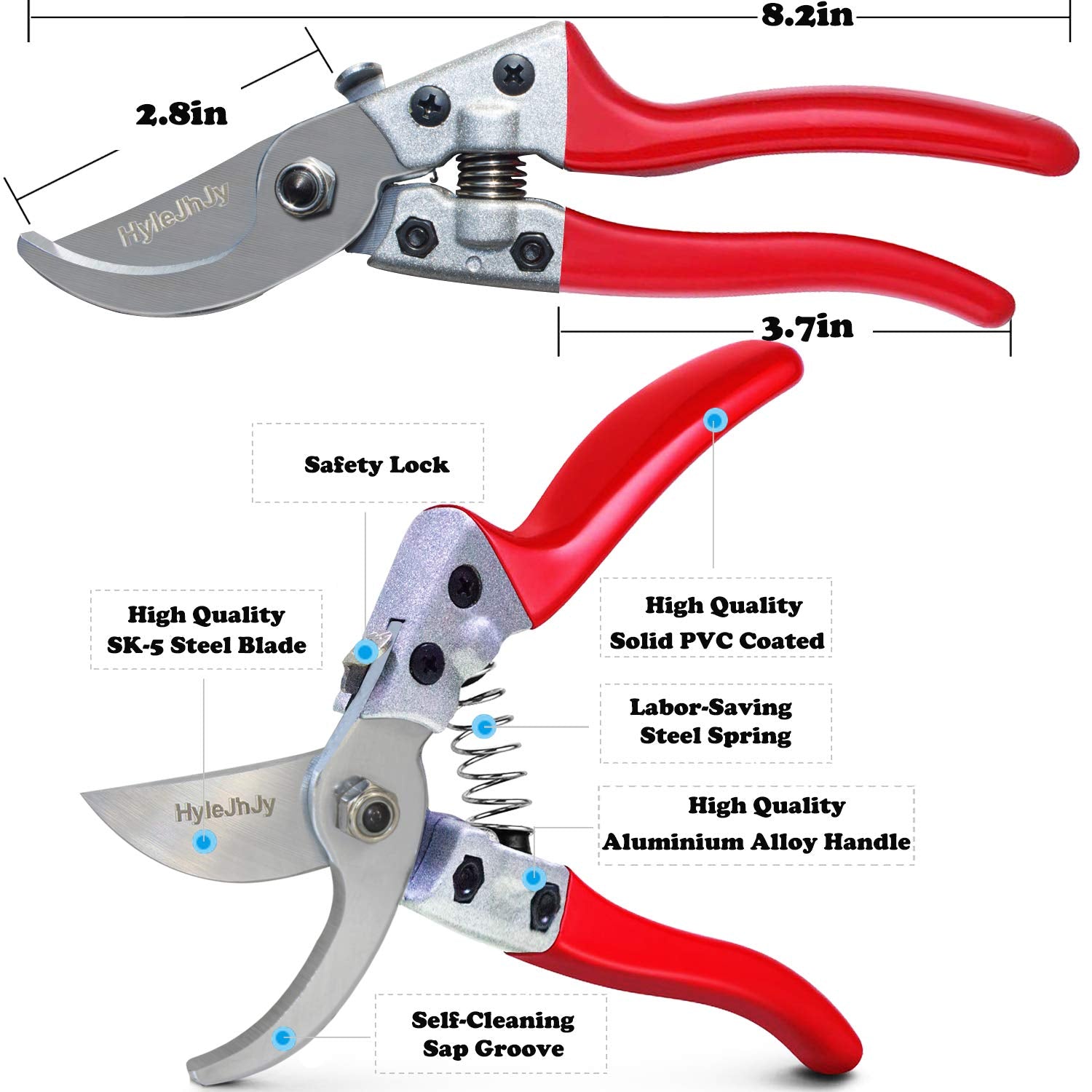 HyleJhJy safety clip keeps blades protected during rest.