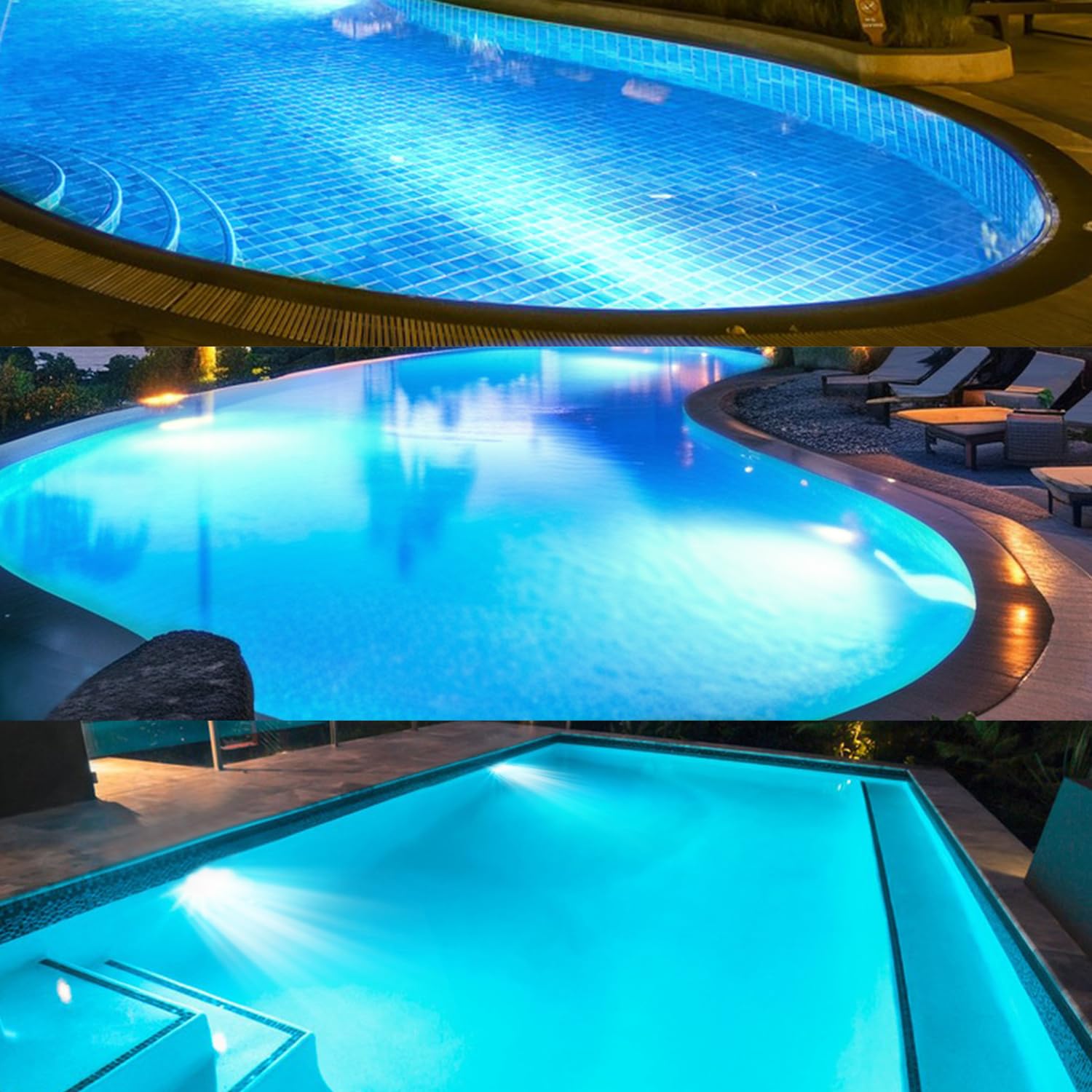 HYMIOR LED pool light energy-saving design lowers electricity use.