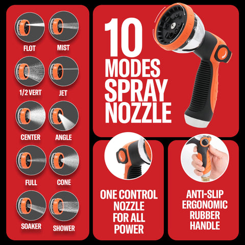 Hyper Hose naval brass connectors ensure a tight, leak-free seal
