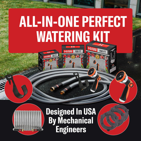 Hyper Hose weather resistant construction stands up to sun, rain, and cold