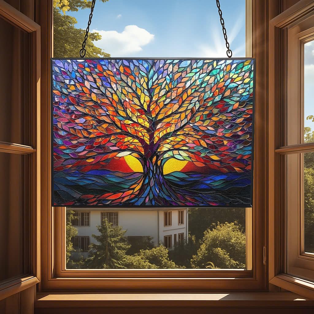HYPESTYLE Tree of Life design adds a meaningful focal point to entryways.