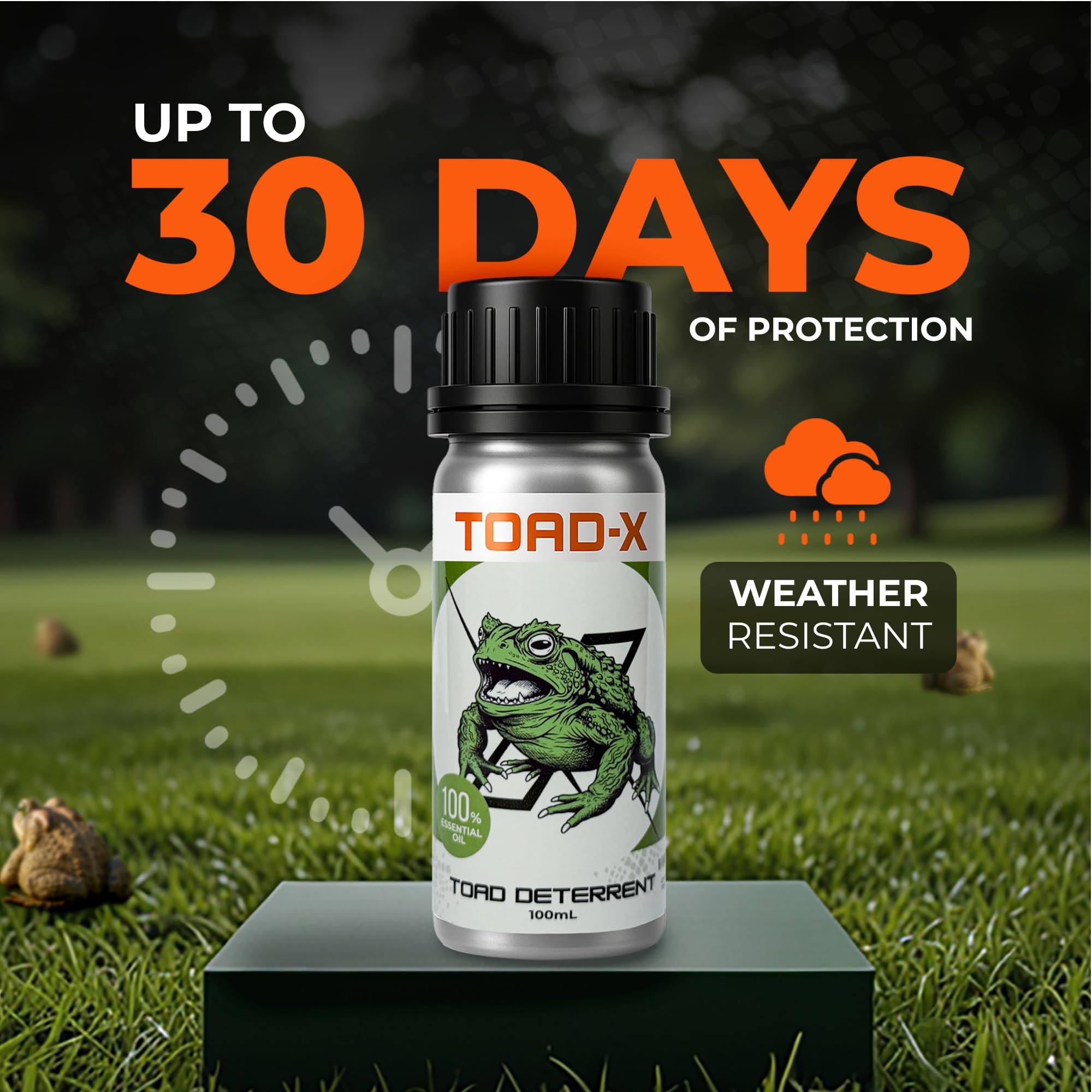 Hyphen X Solutions natural plant-based formula with a light scent for outdoor use.