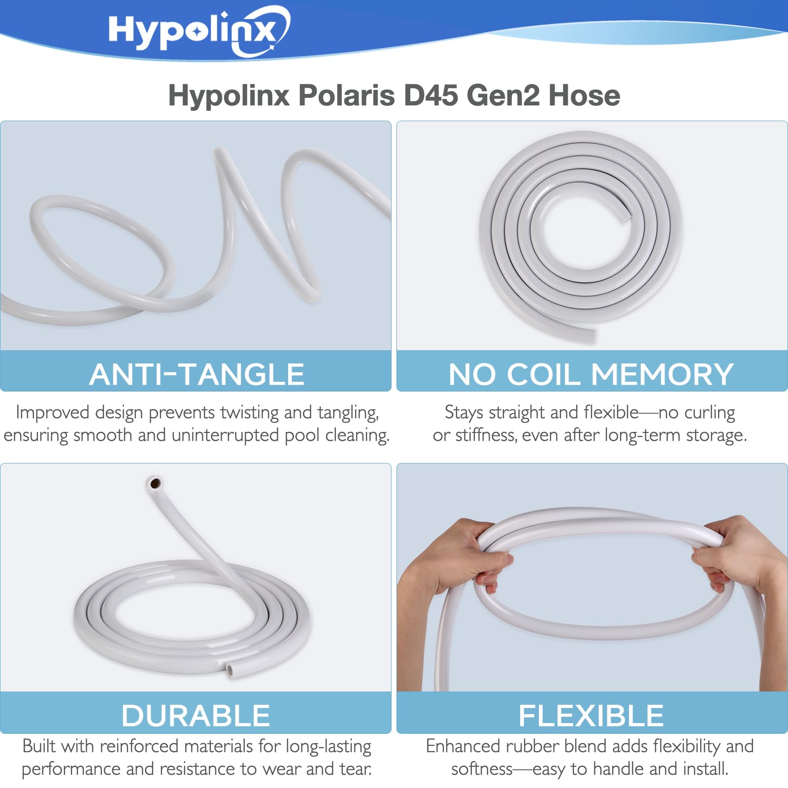 Hypolinx durable long-lasting hose built with heavy-duty PVC.