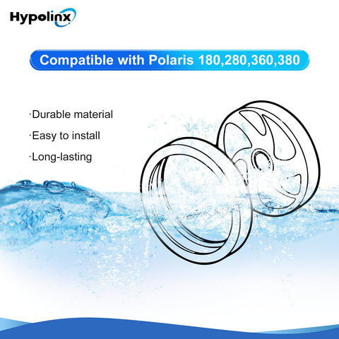 Hypolinx Polaris C10 tire pack assembled, demonstrating robust construction and long service life.