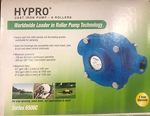 HYPRO 6500C pump anatomy showcasing the six rollers for efficient fluid transfer.
