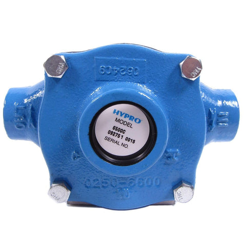 HYPRO 6500C solid shaft with 3/4 in NPT ports enables flexible installation.