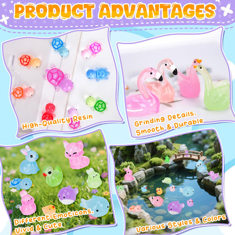 Hysagtek luminous frogs figurines add nighttime whimsy to ponds and mini gardens.