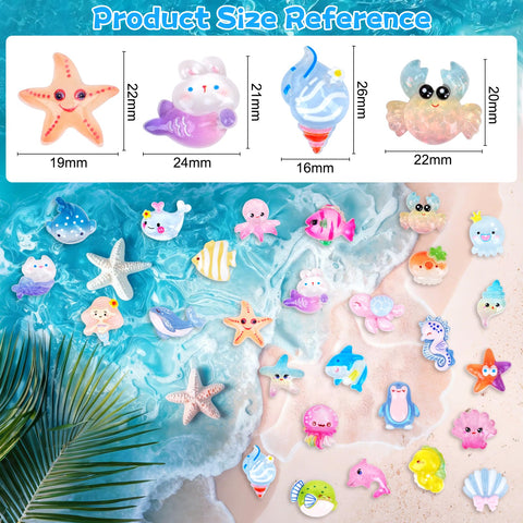 Hysagtek turtle resin glow figurine ideal for fairy gardens and fish tanks.