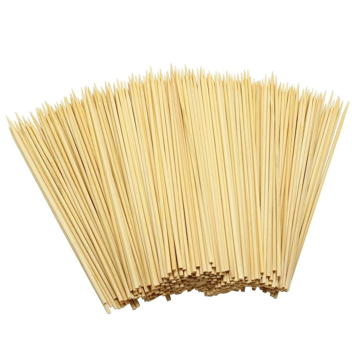 Hysagtek 6-inch wood skewers for appetizers with eco-friendly bamboo