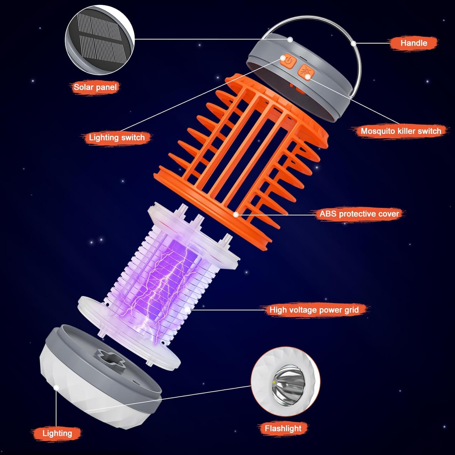 Hywean Zapper flashlight modes for paths and signaling