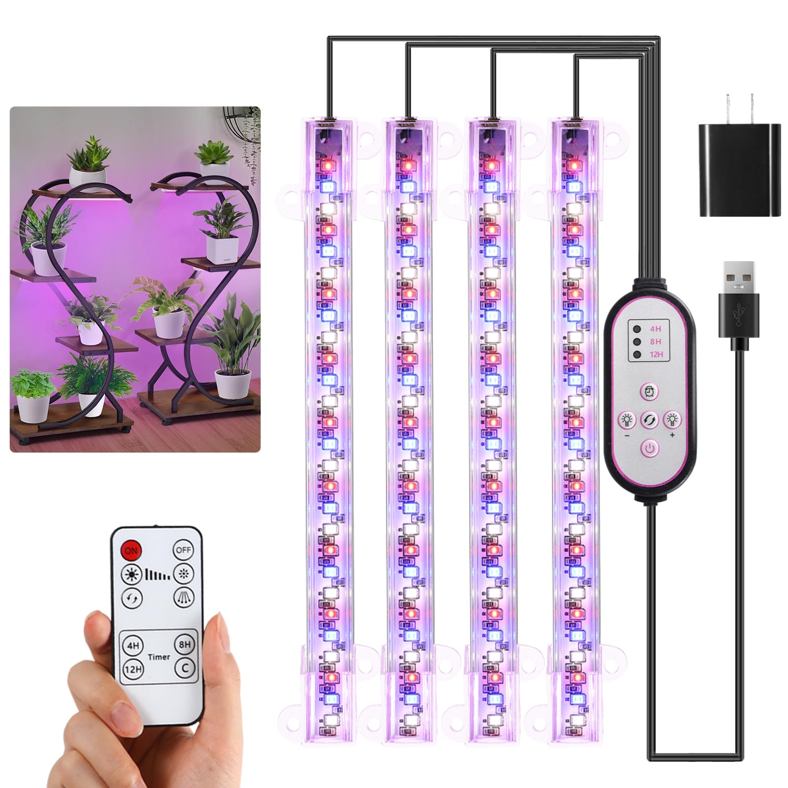 Hywyimlait 7.8-inch growing lamp overview for healthier indoor plant growth.