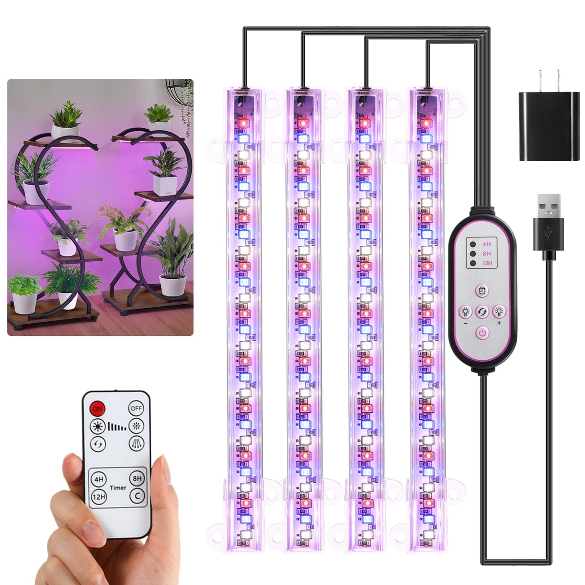 Hywyimlait 7.8-inch growing lamp overview for healthier indoor plant growth.