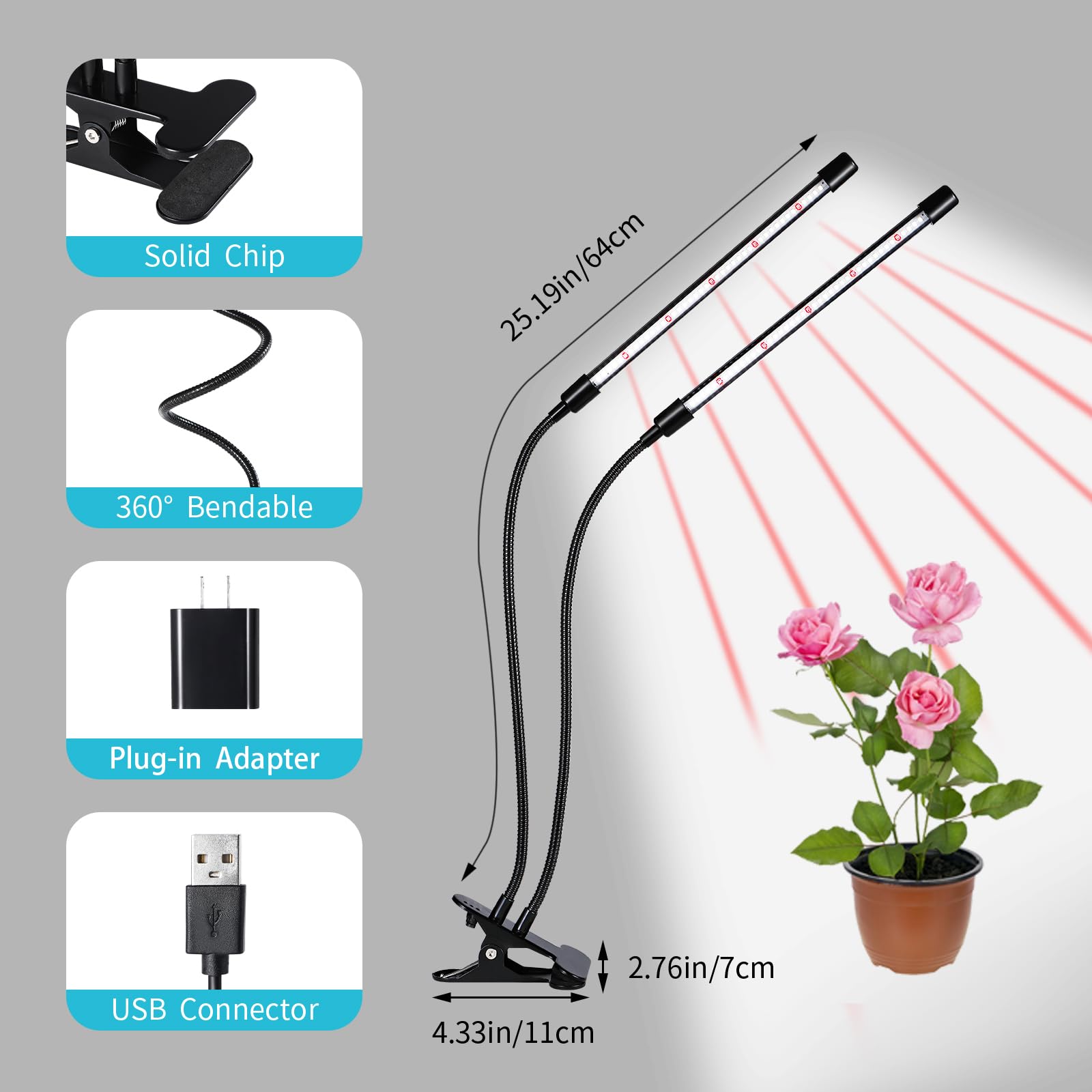 Hywyimlait auto timer enables consistent daily lighting cycles