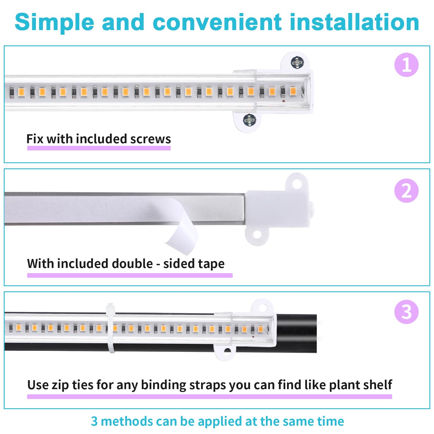 Hywyimlait LED light with 10 dimmable levels for growth stages