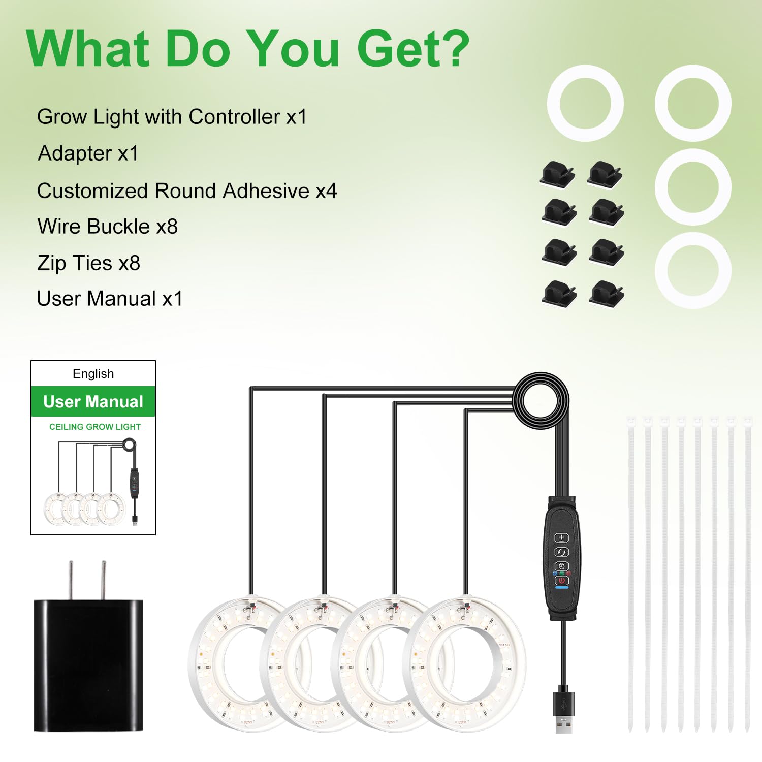 Hywyimlait smart controller with dimming and timer options.
