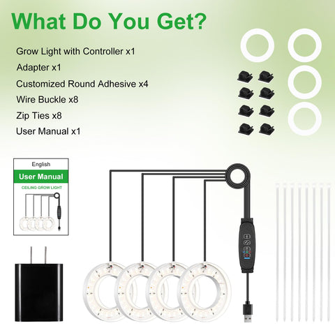 Hywyimlait smart controller with dimming and timer options.