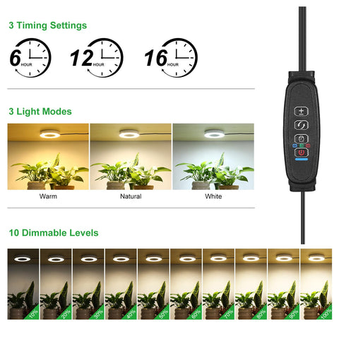 Hywyimlait smart controller with 6/12/16h timer for schedules