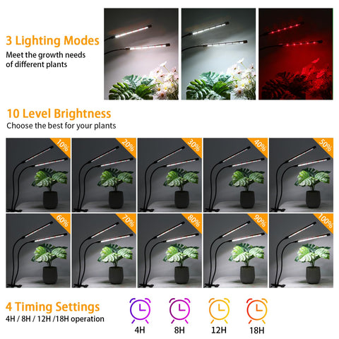 Hywyimlait timer settings automate daily light cycles