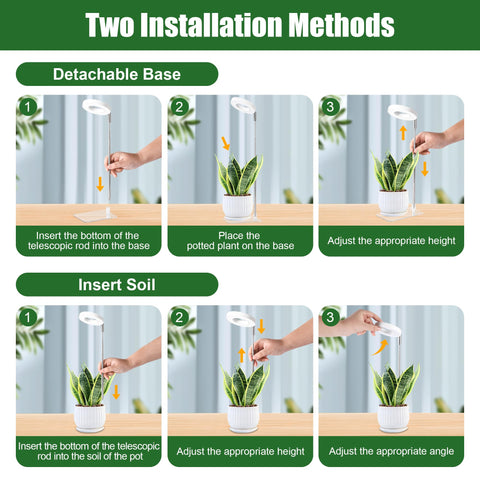 Hywyimlait White Grow Light auto timer saves time when away from home.