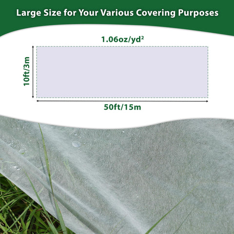 Hyxanons row cover closeup shows breathable fabric for healthy airflow.