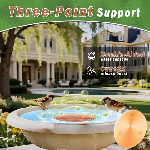 HYXBXSS three-point support design stabilizes the disk in water