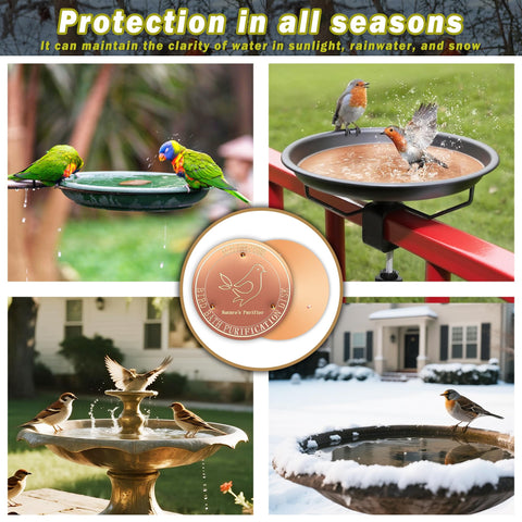 HYXBXSS universal-fit outdoor birdbaths compatible with most bowls