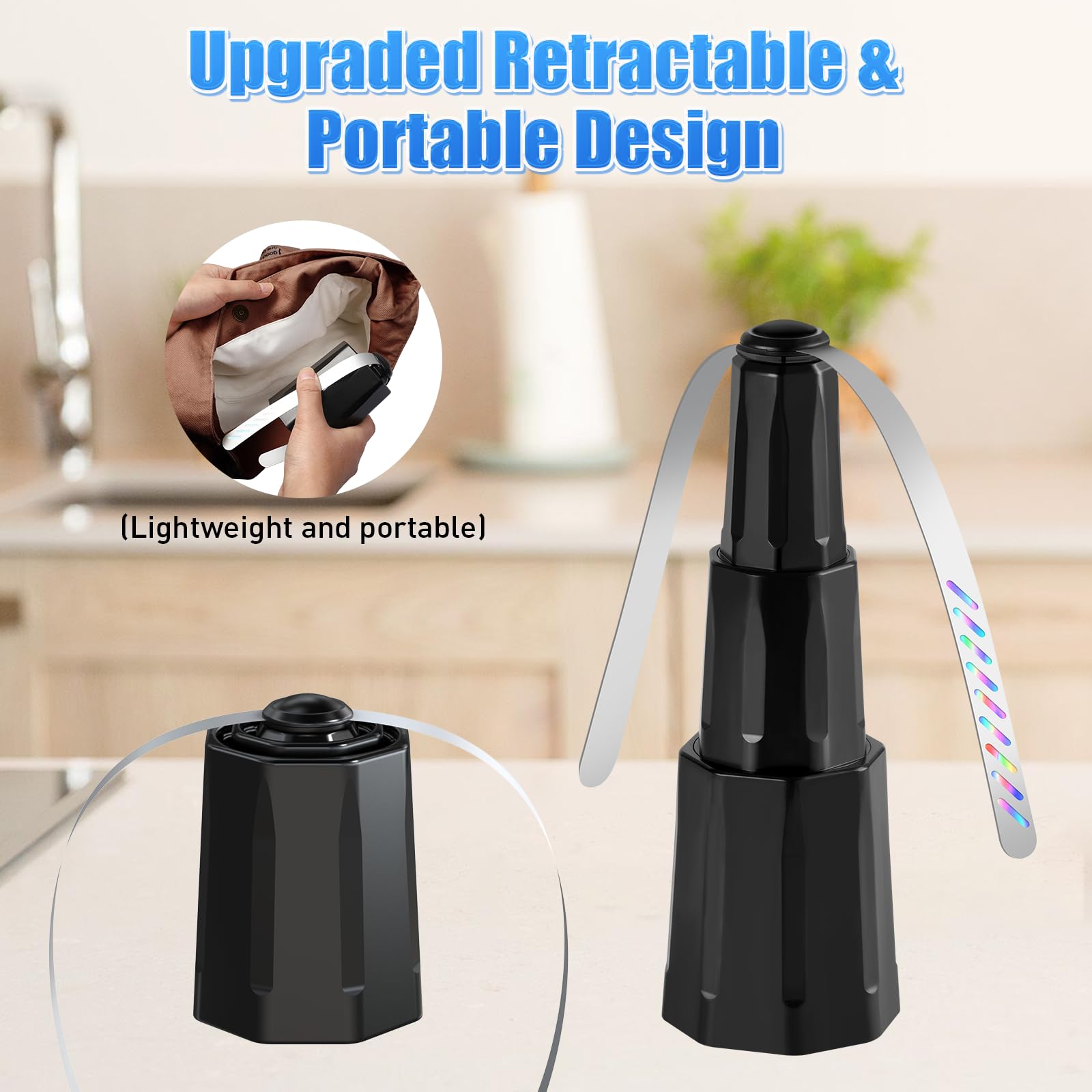 Hyxjzh Stand or hang fly fan for flexible indoor and outdoor use.