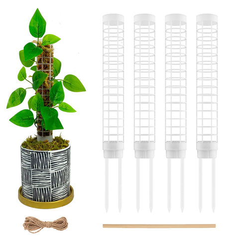 HYYZ small moss pole for Monstera with stackable sections for climbing growth.