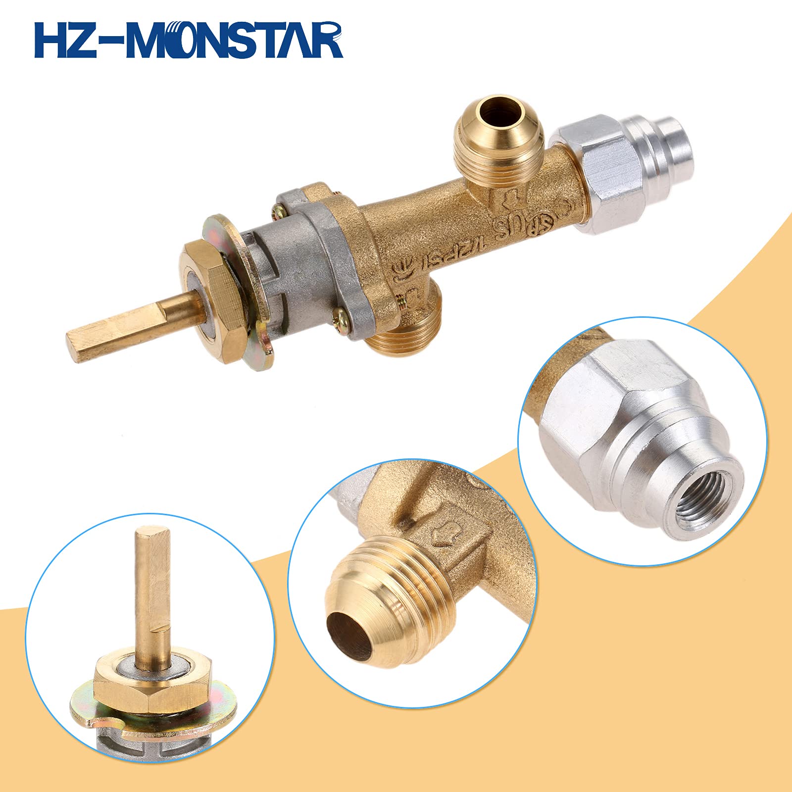 3 8 inch flare connector for propane connections