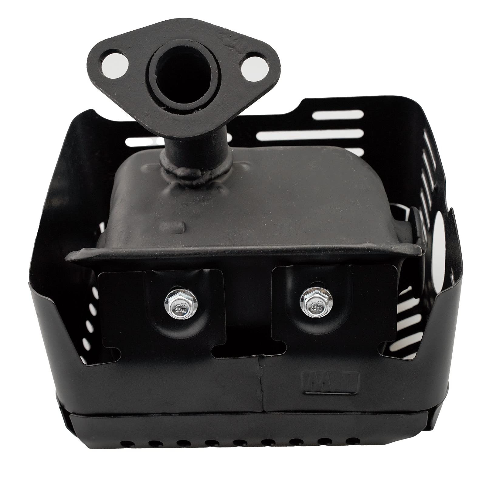 HZ muffler kit packaging shows included hardware for easy installation.