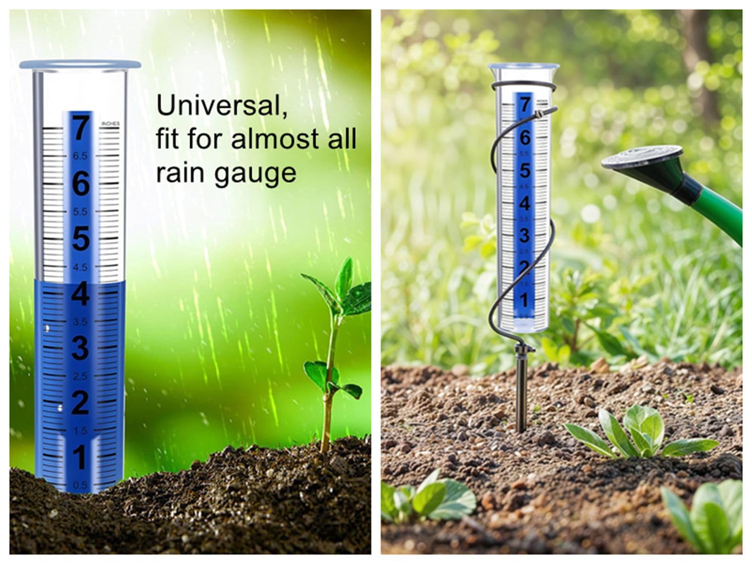 HZENGART rain gauge tube protected in bubble packaging for safe transit