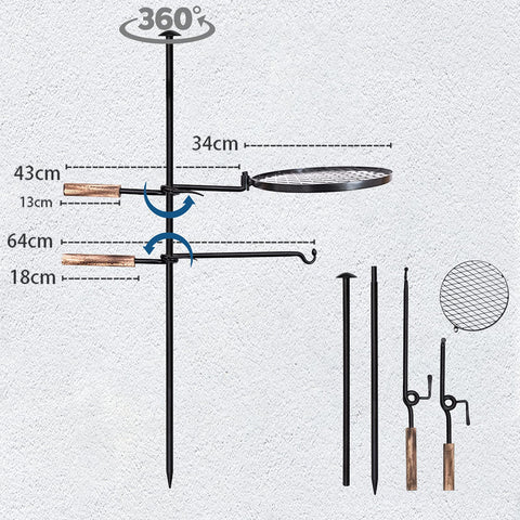 HZGAMER Easy-install four-step design accelerates setup at campsite