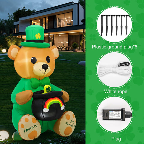HZGDEJTG bear and honey vat display usable indoors or outdoors for parties
