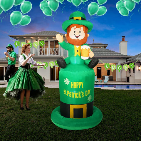 HZGDEJTG inflatable with LED lights for bright night-time holiday display