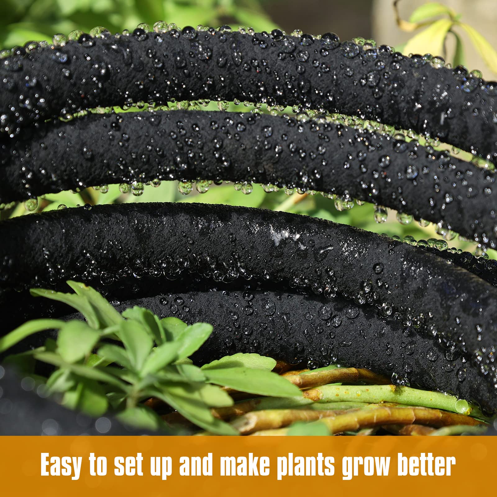 HZGREEN thick, flexible hose resists oxidation in hot and cold conditions.